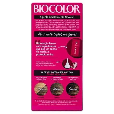Tintura Biocolor Creme 6.0 Louro Escuro Clássico 110g - Imagem 3