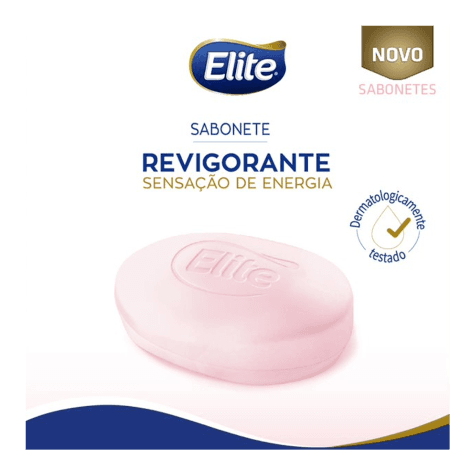 Sabonete Hidratante Barra Elite Revigorante Sensação de Energia 85g - Imagem 3