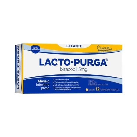 Lacto-Purga 5mg 12 Comprimidos Revestidos - Imagem 1