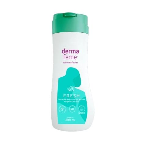 Kit Sabonete Líquido Dermafeme Fresh 200ml 2 Unidades - Imagem 2