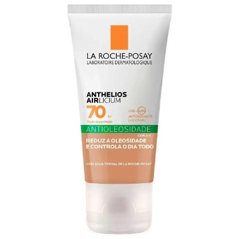 Protetor Solar Facial La Roche-Posay Anthelios Airlicium Antioleosidade FPS70 Cor 3.0 40g - Imagem 1