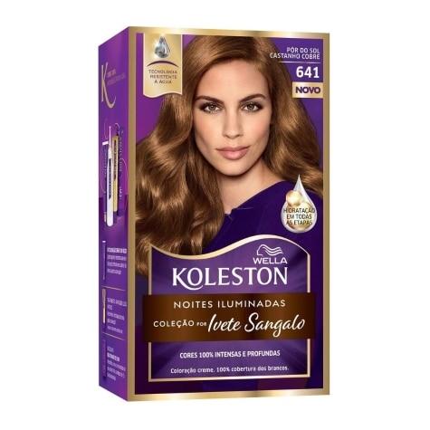 Tintura Koleston Wella 641 Pôr do Sol Castanho Cobre 157ml - Imagem 1