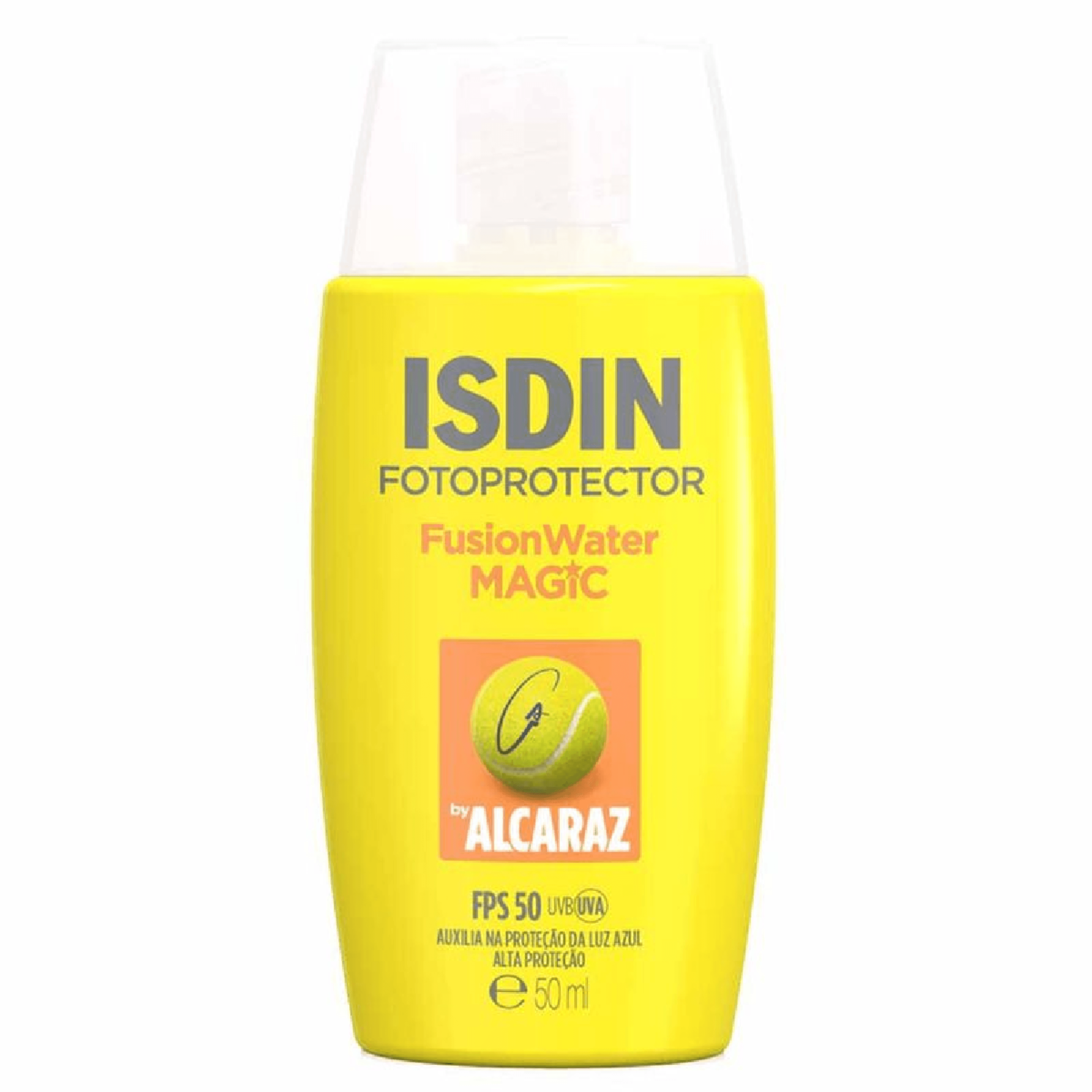 Protetor Solar Facial Isdin Fusion Water Magic by Alcaraz FPS50 50ml - Imagem 2