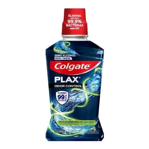 Enxaguante Bucal Colgate Plax Odor Control Sem Álcool 500ml - Imagem 1