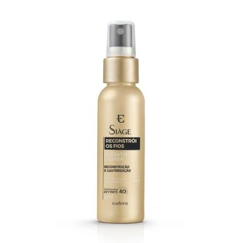 Queratina Líquida Siàge Reconstrói os Fios Cabelo Quimicamente Tratado 60ml - Imagem 1