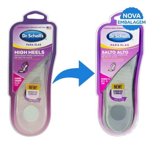 Palmilha Dr. Scholl's Salto Alto Feminino 1 Par - Imagem 2