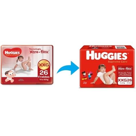 Fralda Huggies Supreme Care XXG 26 Unidades - Imagem 2