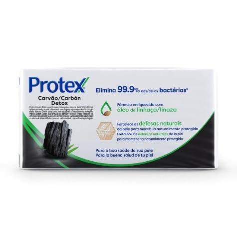 Kit Sabonete Antibacteriano Barra Protex Carvão Detox Leve 6 Pague menos 85g - Imagem 2