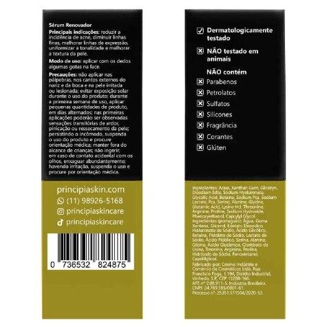 Sérum Facial Principia 9,8% Ácido Glicólico + 4% Aminoácidos Ag-10 30ml - Imagem 3
