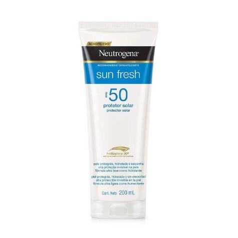 Protetor Solar Corporal Neutrogena Sun Fresh FPS50 Loção 200ml - Imagem 1
