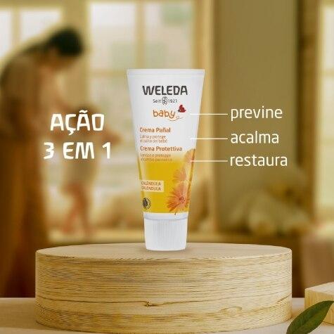 Creme Preventivo de Assaduras Weleda Baby Calêndula 30ml - Imagem 3