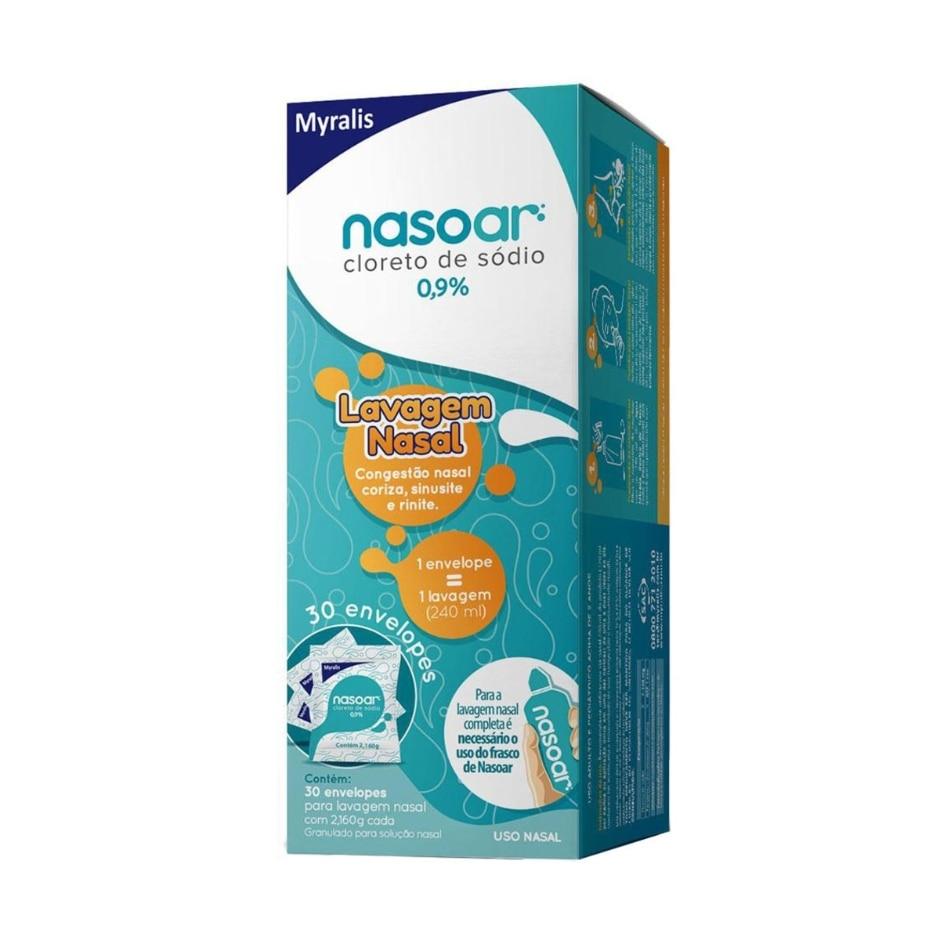 Nasoar Solução Nasal Refil 30 Envelopes