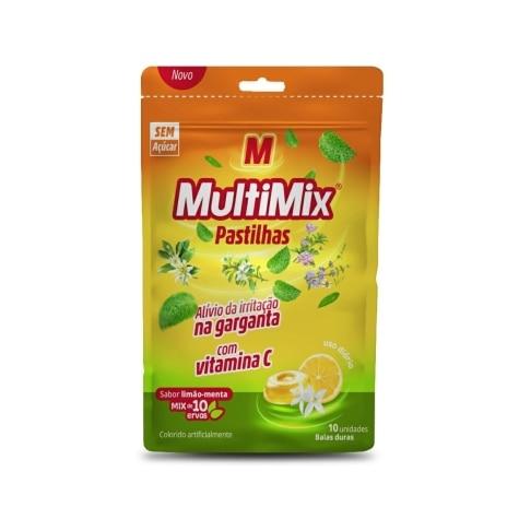 Multimix Vitamina C Sabor Limão-menta 10 Pastilhas - Imagem 1