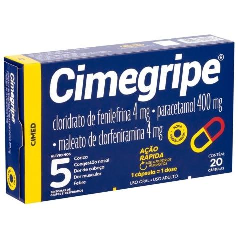 Cimegripe 20 Cápsulas - Imagem 4