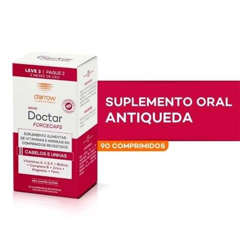 Doctar Forcecaps Cabelos e Unhas 90 Comprimidos - Imagem 2