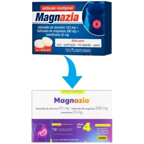 Magnazia Abacaxi 30 Comprimidos Mastigáveis - Imagem 2