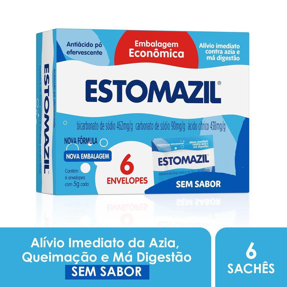 Estomazil Pó Sem Sabor 6 Envelopes - Imagem 2
