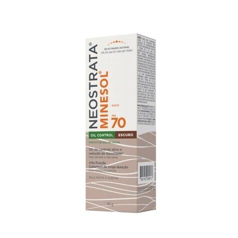 Protetor Solar Facial Neostrata Minesol Oil Control FPS70 Pele Mista a Oleosa Cor Escuro 40g - Imagem 5