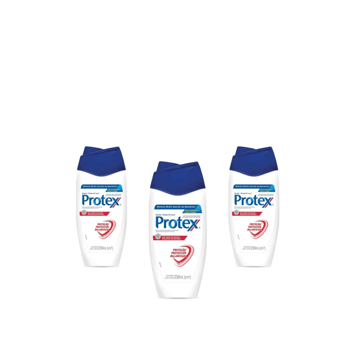 Kit 3 Unidades Sabonete Líquido Protex Balance Saudável 250ml - Imagem 1