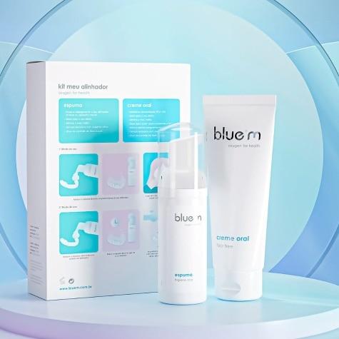 Kit Meu Alinhador Blue M Espuma Oral 50ml + Creme Dental 75ml - Imagem 3