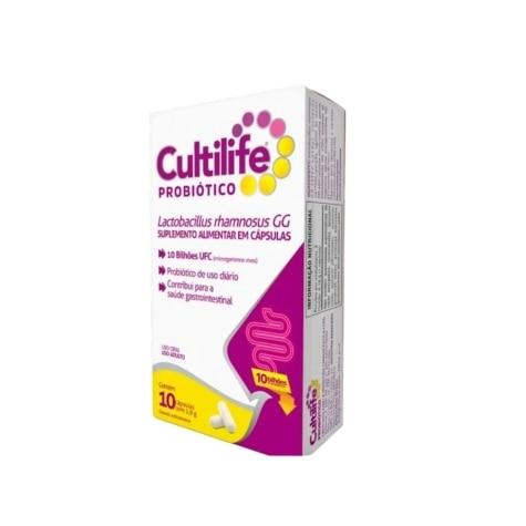 Cultilife Probiótico 10 Cápsulas - Imagem 1