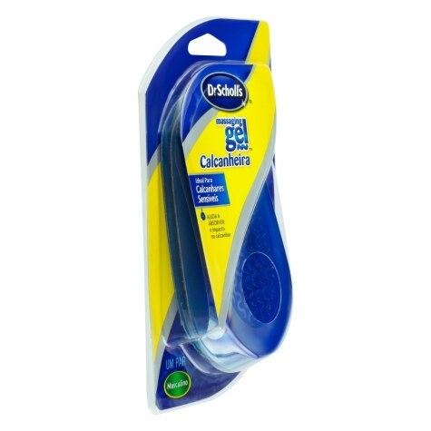 Calcanheira Massaging Gel Dr. Scholl's Masculino 1 Par - Imagem 3
