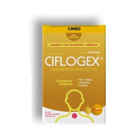 Ciflogex Mel e Limão 3mg 12 Pastilhas - Imagem 3