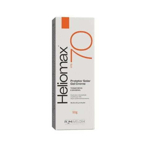 Protetor Solar Facial Heliomax FPS70 Gel Creme Incolor 50g - Imagem 1