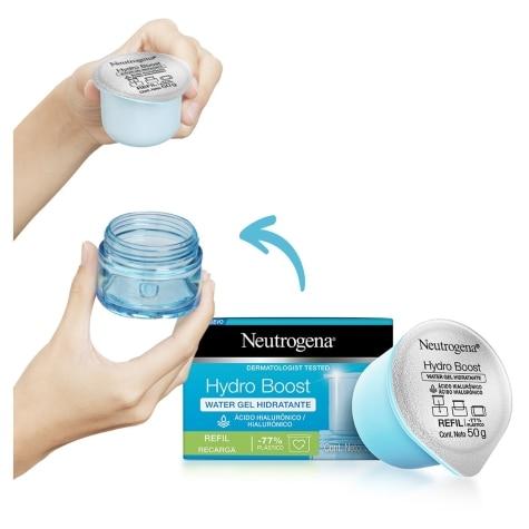 Creme Hidratante Neutrogena Hydro Boost Water Gel Refil Facial 50g - Imagem 3
