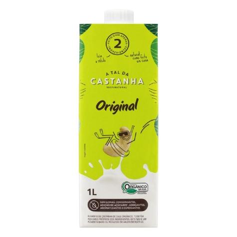 Bebida de Castanha de Caju Original A Tal da Castanha 1L - Imagem 1