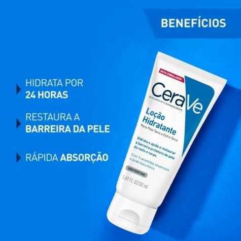 Loção Hidratante Cerave Sem Perfume Rosto e Corpo 50ml - Imagem 4