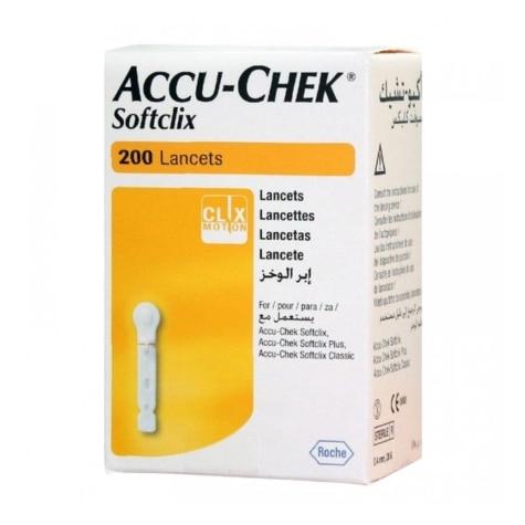 Lanceta Accu-Chek Softclix 200 Unidades - Imagem 1