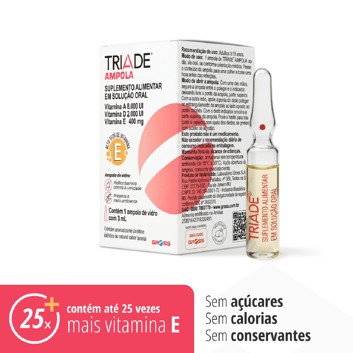 Triade Ampola Solução Oral 3ml - Imagem 2
