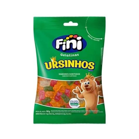Bala de Gelatina Fini Ursinhos Sabores Sortidos 90g - Imagem 1
