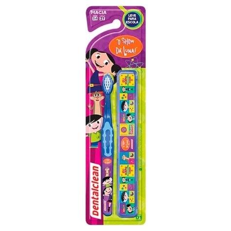 Escova Dental DClean Infantil Luna 3+ Macia + Estojo - Imagem 1