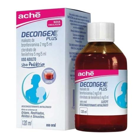 Decongex Plus Xarope 0,4mg + 1mg 120ml - Imagem 1