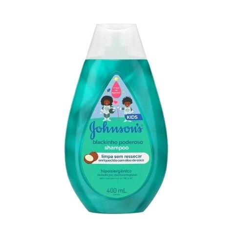Shampoo Johnson & Johnson Kids Blackinho Poderoso 400ml - Imagem 1