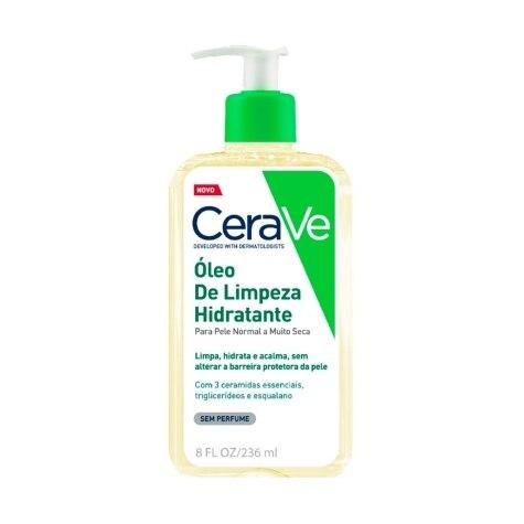 Óleo de Limpeza Cerave Hidratante Sem Perfume Corpo 236ml - Imagem 1