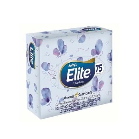 Lenços de Papel Softy's Elite 75 Unidades - Imagem 1