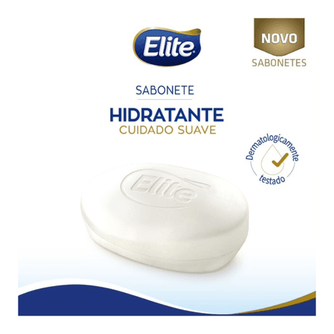 Sabonete Hidratante Barra Elite Cuidado Suave 85g - Imagem 3