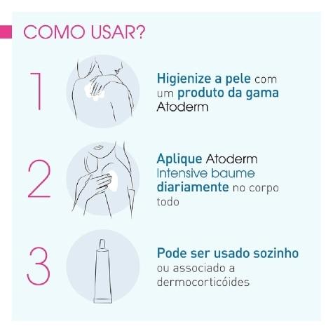 Loção Hidratante Bioderma Atoderm Intensive Baume Corporal 200ml - Imagem 4