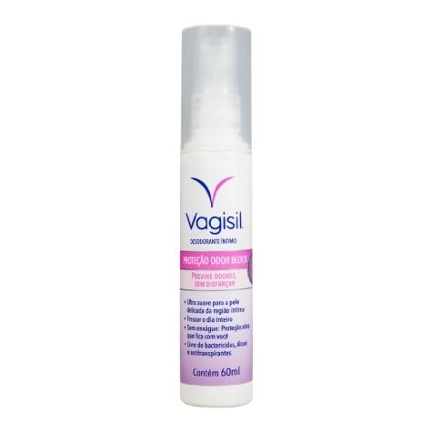 Desodorante Íntimo Vagisil Proteção Odor Block 60ml - Imagem 1