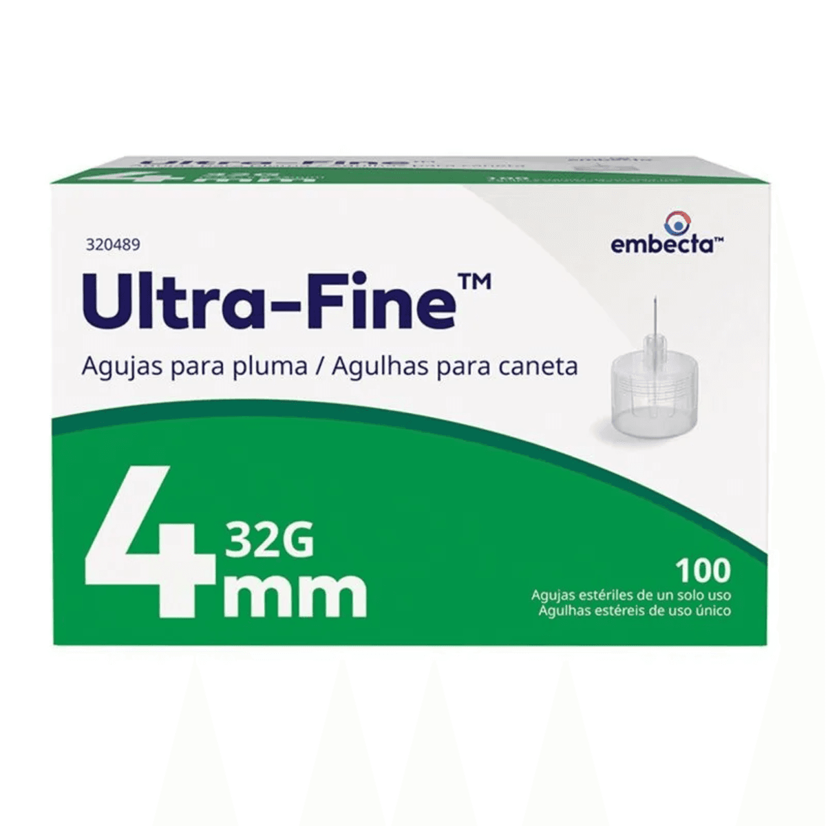Agulhas para Caneta de Insulina BD Ultra-Fine Easyflow 4mm 100 Unidades - Imagem 3