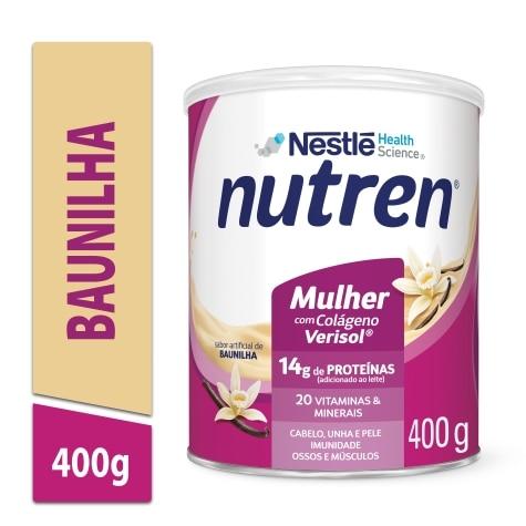 Suplemento Alimentar Nutren Beauty Sabor Baunilha 400g - Imagem 2