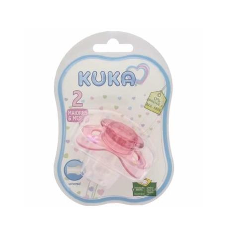 Chupeta Kuka Decorada Rosa Fase 2 Ref.2282 - Imagem 1