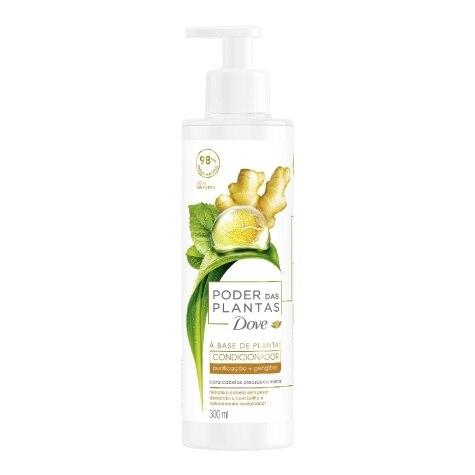 Condicionador Dove Poder das Plantas Purificação + Gengibre Cabelo Seco 300ml - Imagem 1