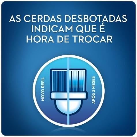 Refil Escova Dental Elétrica Oral-B Precision Clean 2 Unidades - Imagem 3