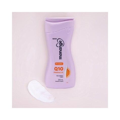 Hidratante Corporal Monange Firmador Q10 Vitamina C + E 200ml - Imagem 3
