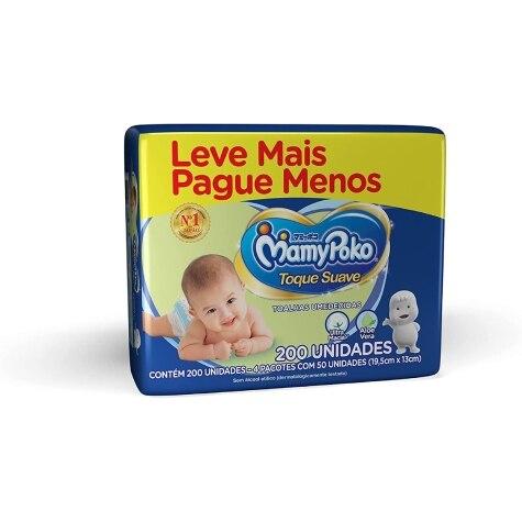 Toalhas Umedecidas MamyPoko Toque Suave Leve mais Pague menos 200 Unidades - Imagem 3