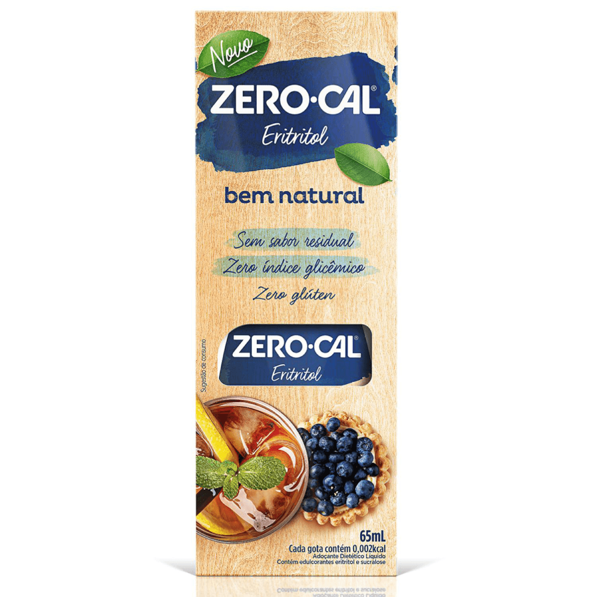 Adoçante Zero Cal Eritritol 65ml - Imagem 2